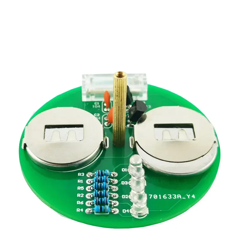 diy electronic kit LED gyro DIY welding kit Rotating lantern Inline components diy electronic sodering project(no battery)