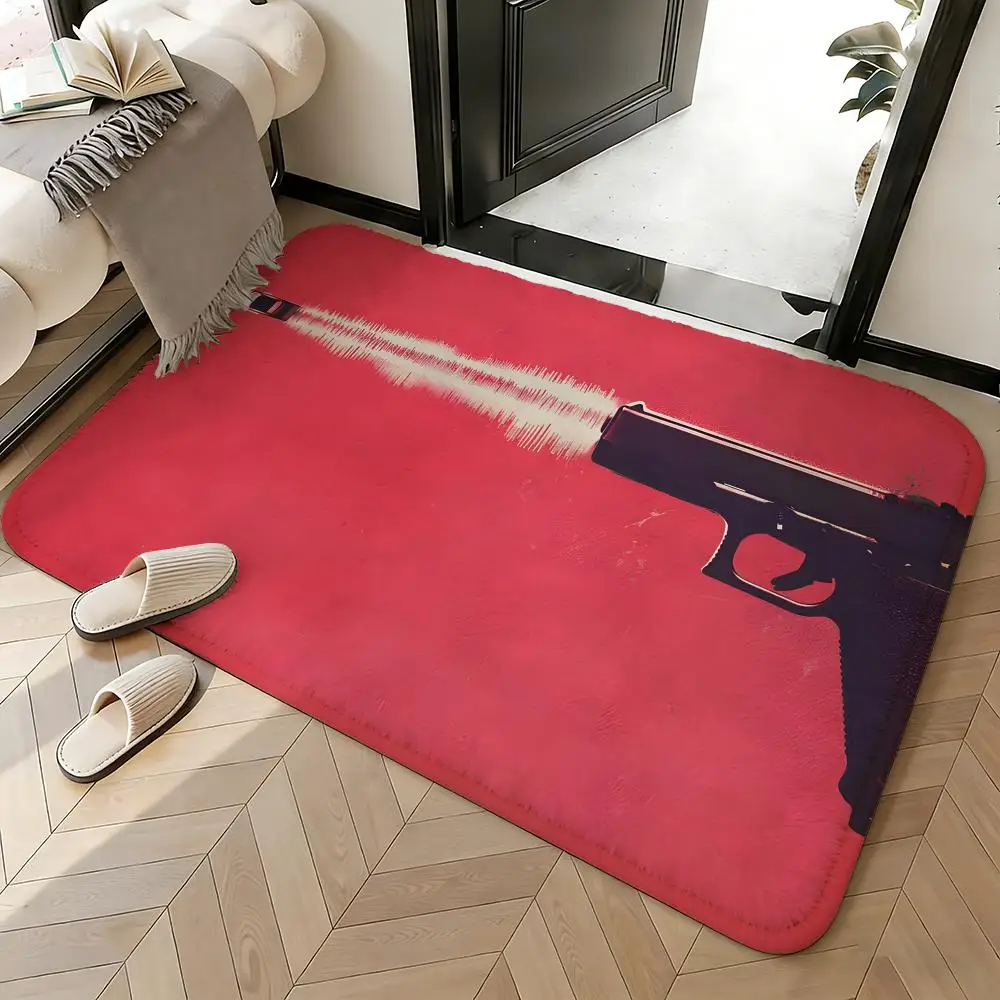 Soft Absorbent Non-Slip Rug Movie Baby Driver Floor Mat Home Decor Doormat Bedroom Floor Mat Shower Carpet