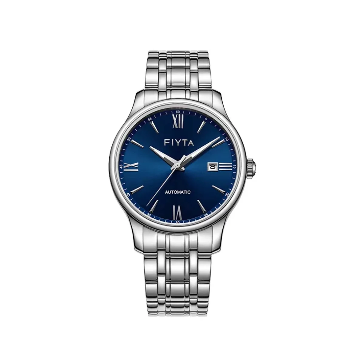 ساعات ميكانيكية أوتوماتيكية بالكامل من Fiyta للرجال من سلسلة كلاسيكية مقاومة للماء للرجال