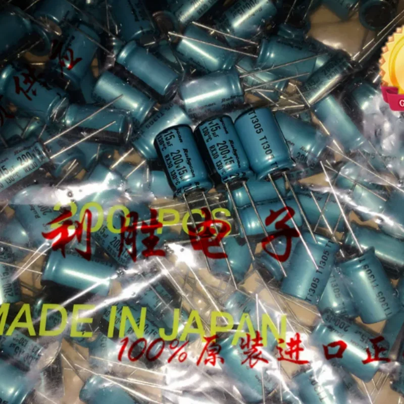 10PCS-100PCS 15UF 200V Japanese Ruby RUBYCON Capacitor 200V15UF 10 * 16 RX30 High Temperature Resistant