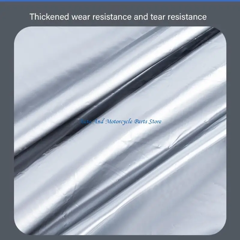 

P9FD Protective Motorcycle Sheet Easy Install Tear Resistant for Commuters Outdoor