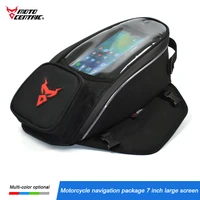 Bolsa magnética impermeable para tanque de combustible y aceite de motocicleta, mochila Universal de navegación para herramientas de ciclismo, portátil