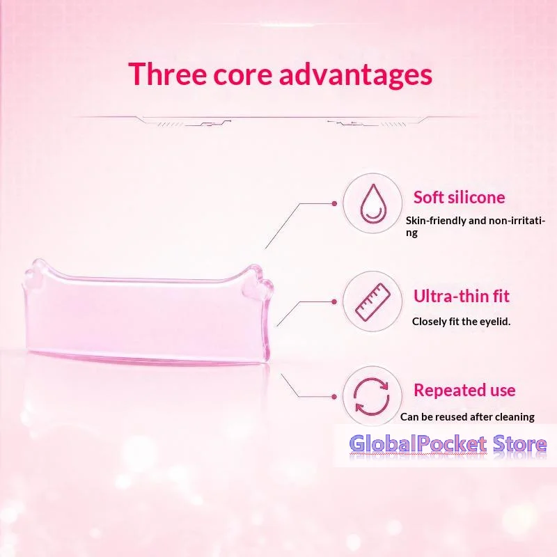 [TG823]1 Pair Lash Lift Silicone Pads Eyelash Perm 3D Curler Eye Patches Applicator Tools Eyelashes Extension Accessories