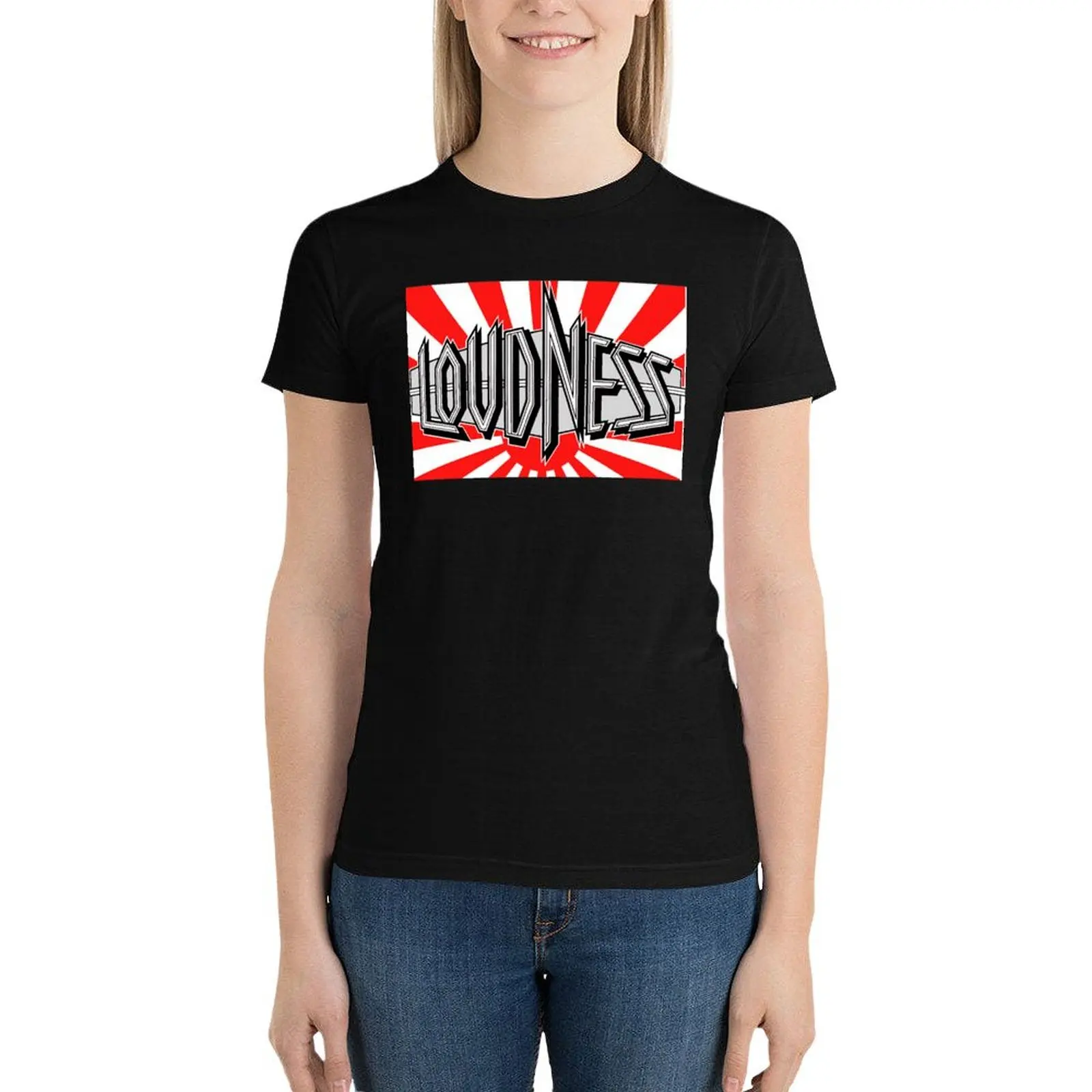 

Loudness Band - Logo T-Shirt korean fashion tees Blouse Women t shirt