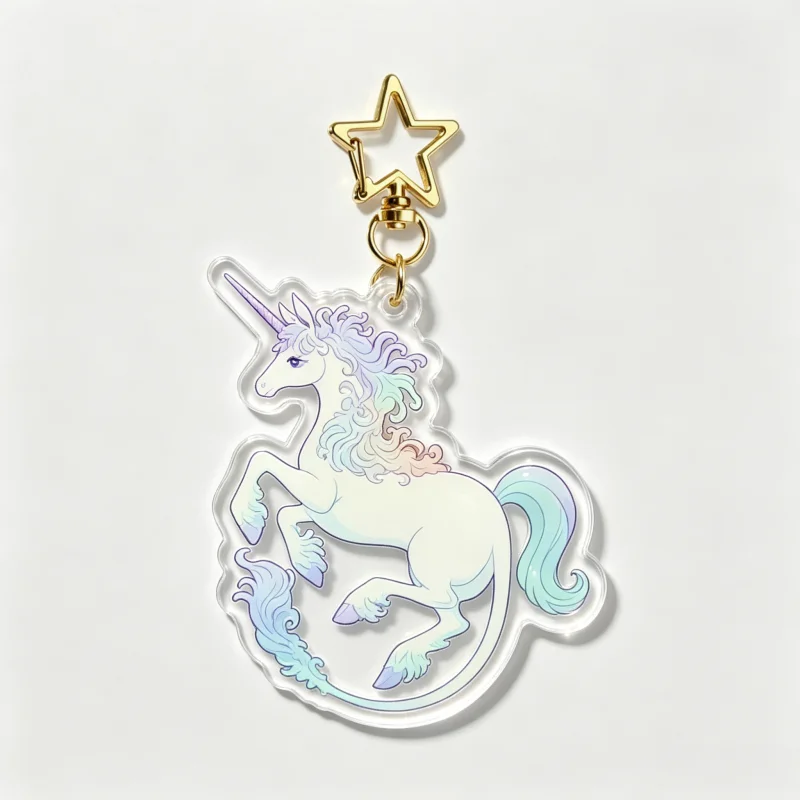 The Last Unicorn Acrylic Keych - огляд і ціна Men Keychain Accessories