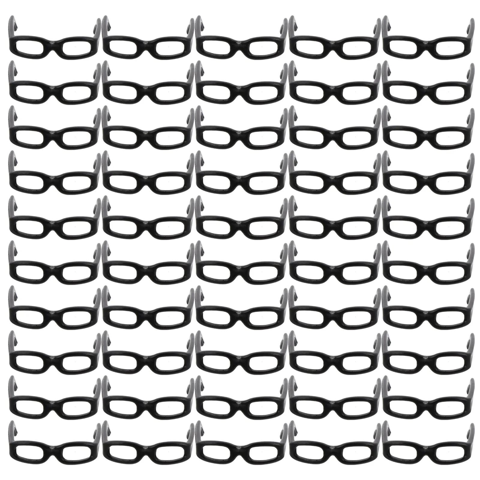 

1Pack Quality Plastic Simulated Glasses Accessory for Kids DIY Dressup Large Quantity Lightweight Portable Gift