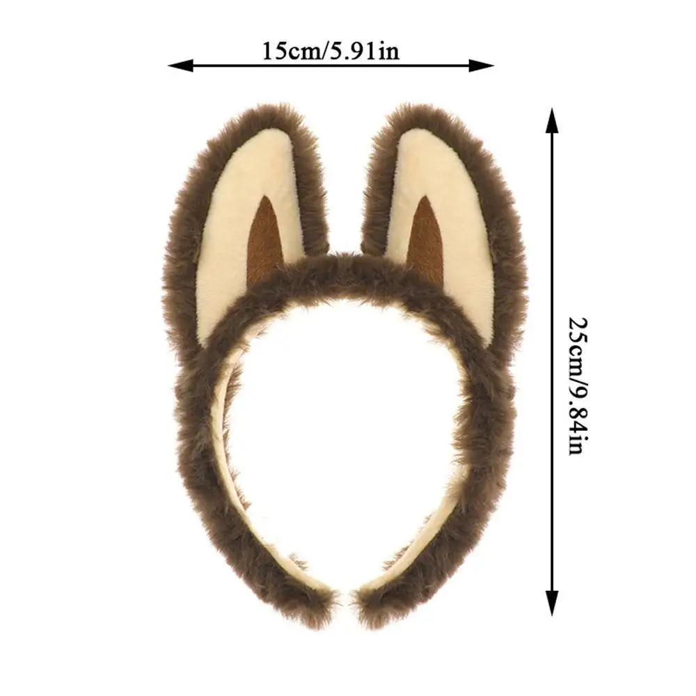 ぬいぐるみヘッドバンド漫画の耳毛皮のようなヘアバンド漫画の動物の耳ヘッドフープコスプレ衣装かわいい帽子ヘアアクセサリー