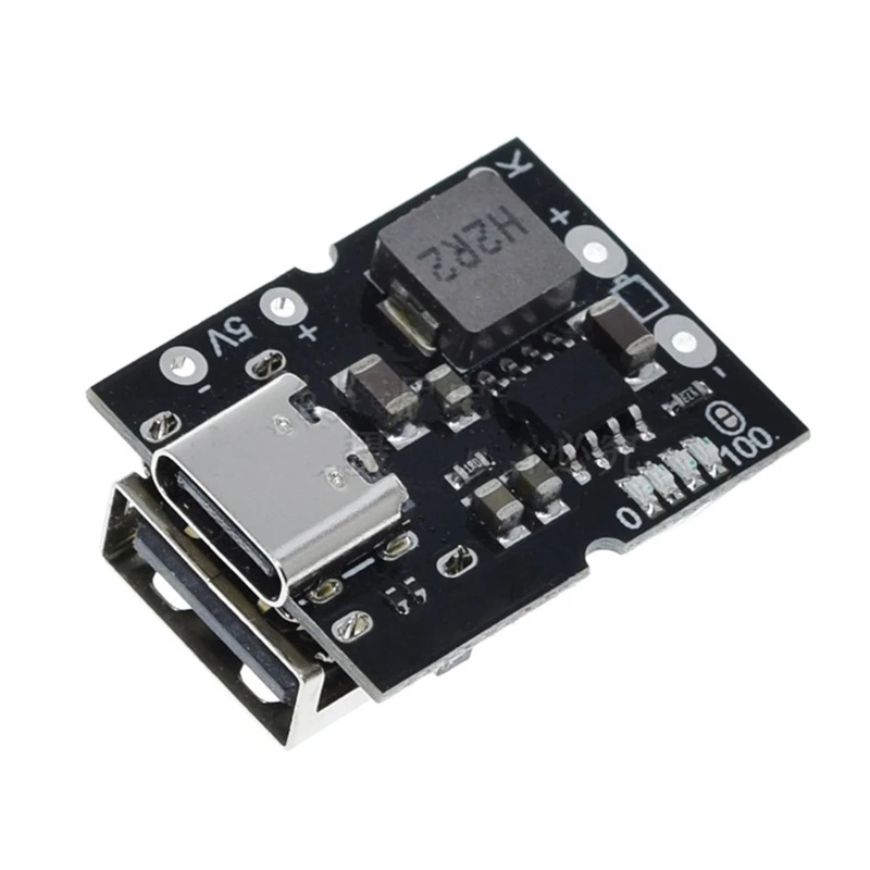 Chargeur USB type-c 5V 2A, batterie au Lithium, panneau de Protection, affichage USB Boost, Module de puissance élévateur