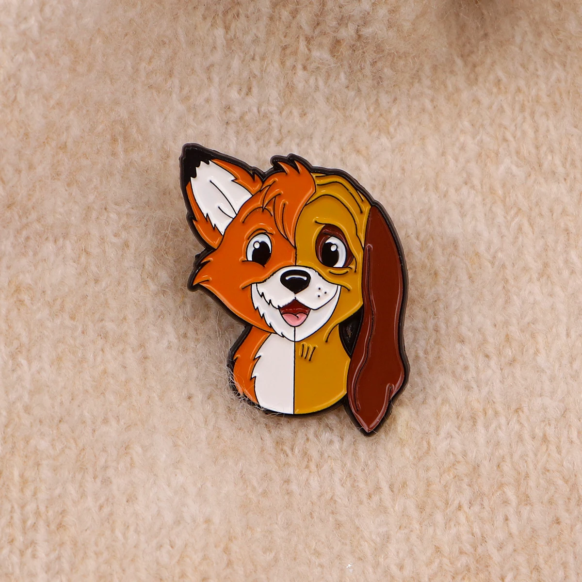 لطيف الكلب المينا دبوس الكرتون الحيوان بروش الصنوبر التلبيب شارة بدبابيس على ظهره الملابس والاكسسوارات تأثيري مجوهرات أصدقاء الهدايا #4