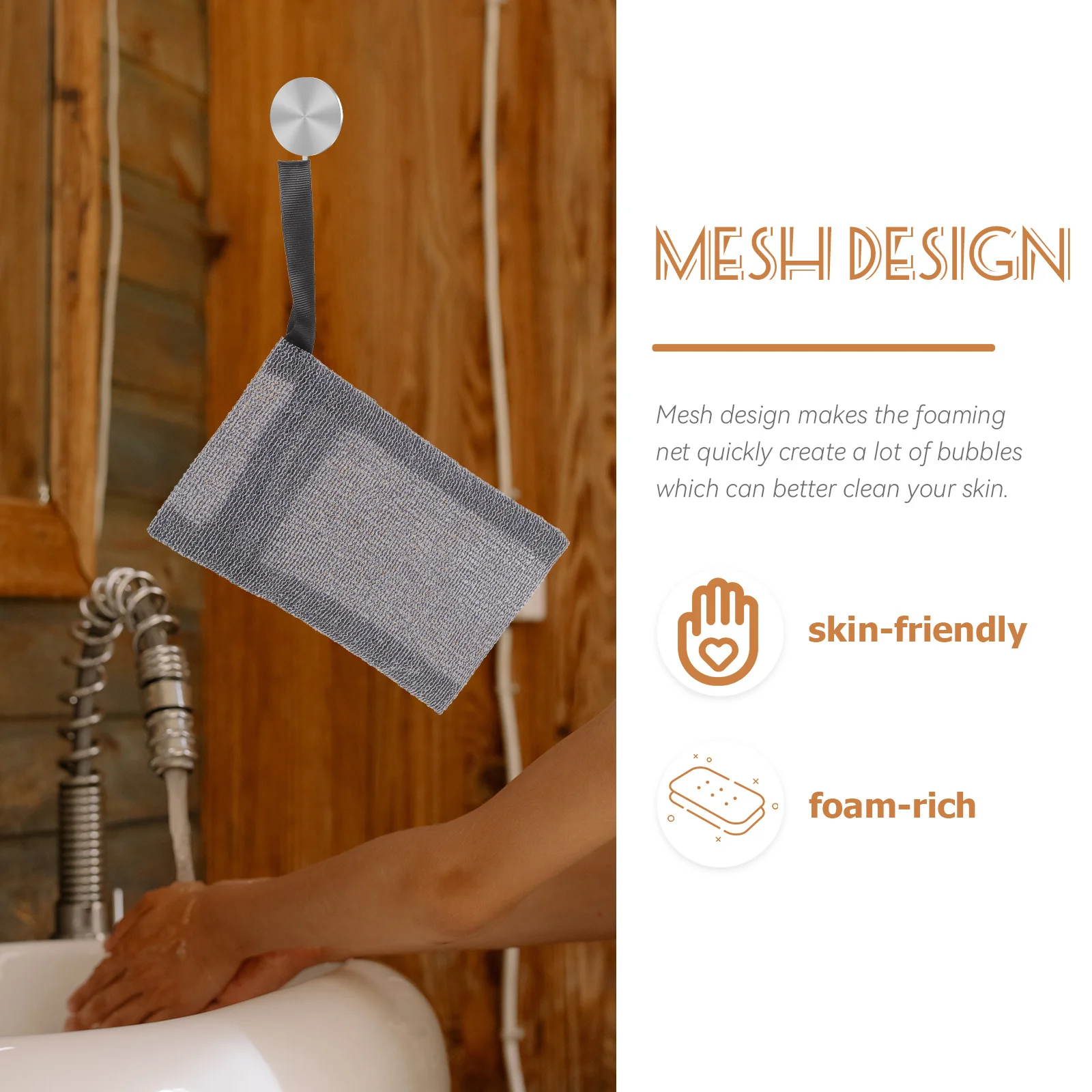 

4Pcs Soap Saver Bags Premium Mesh Foaming Pouch for Bar Soap Exfoliating Shower Scrubber Bathroom Accessories Small Mesh Bags