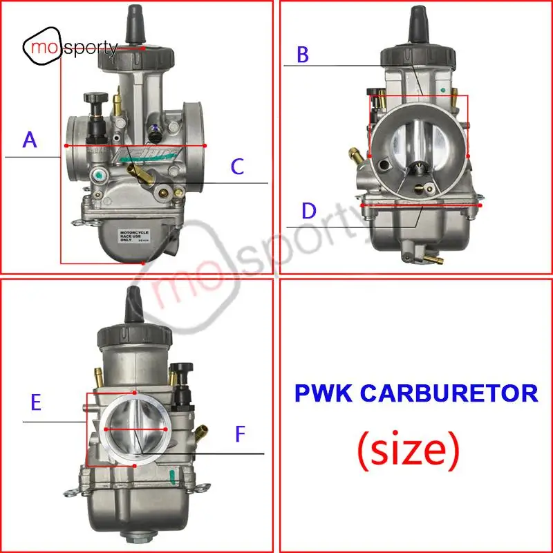 Carubretor for PWK 33 34 35 36 38 40 42mm KEIHIN Carburetor Air Striker Universal 2T 4T Engine Motorcycle Scootter UTV ATV