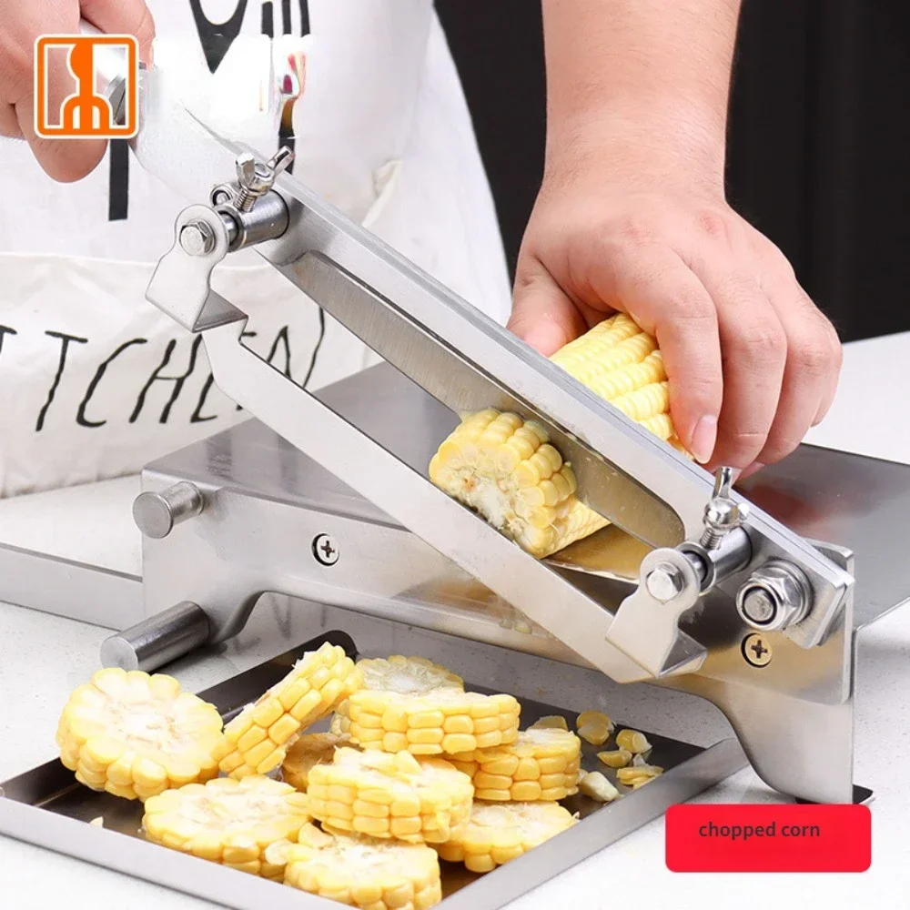 Stainless Steel Slicing Guillotine Slicer Household Cut Beef and Mutton Rolls Slicing Guillotine Kitchen Utensils