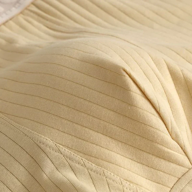 رجل مثير مخطط سراويل بوكسر الملابس الداخلية الذكور محدب الملابس الداخلية أوم U تنفس لينة السروال boxershort الرجال الملابس الداخلية