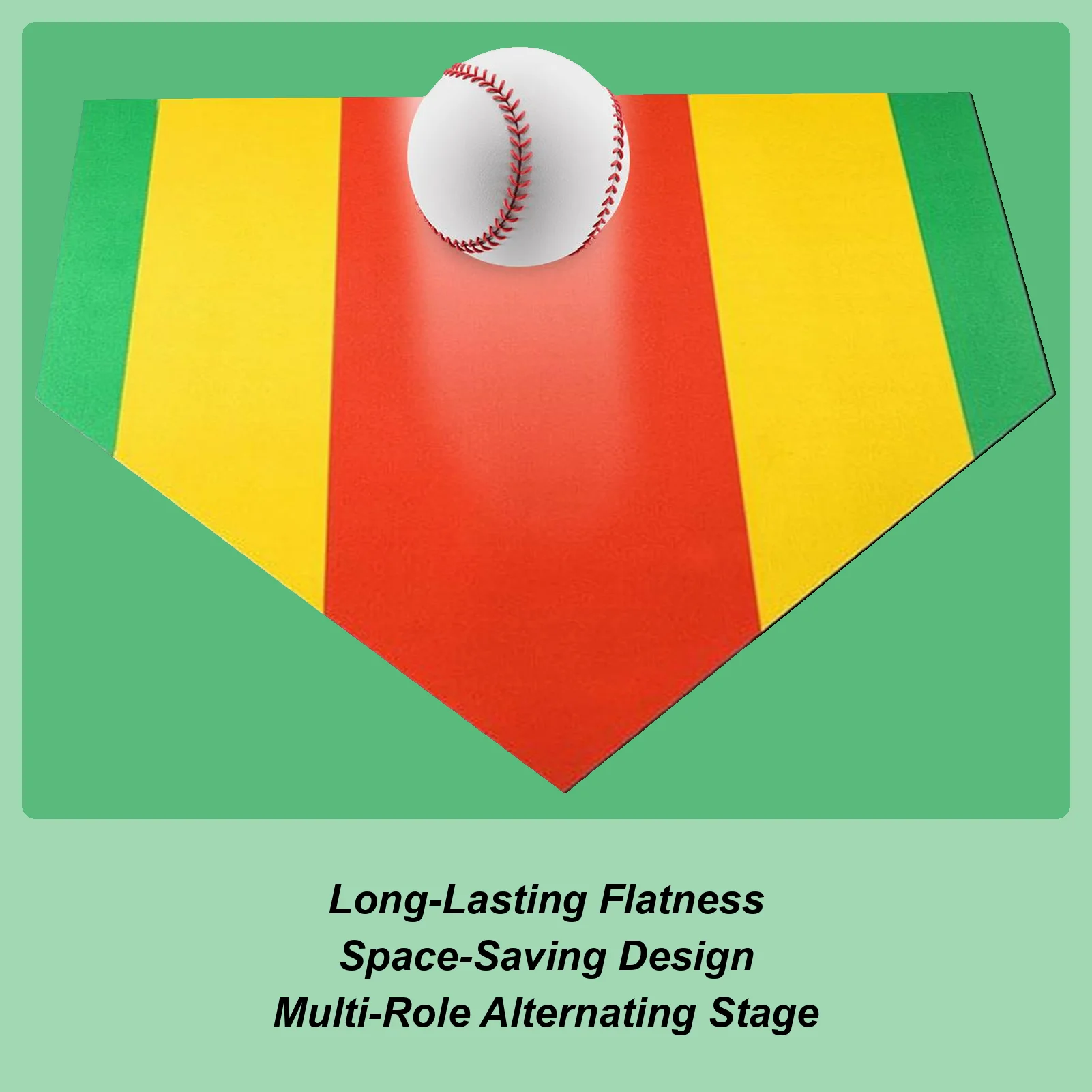 

Бейсбольный коврик для ватина, складной уличный тренировочный коврик для софтбола, противоскользящий мяч, спортивный коврик для ватина для семьи, жены, девочек и мальчиков