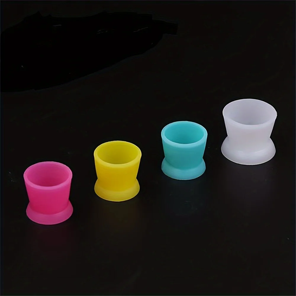 50/100/300pcs Tattoo Ink Cup Heart-Shaped Disposable Silicone Tattoo Pigment Cup Eyebrow Eyeliner Lip Color Tattoo Pigment - Image 6