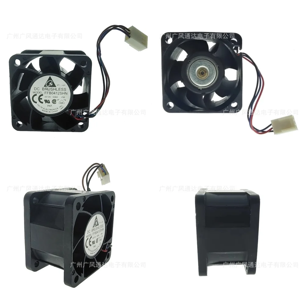 FFB0412SHN for Delta 4028 4cm 12V 0.60A Server Power Supply High Airflow Cooling Fan for Data Center Rack Mount PC Laptop