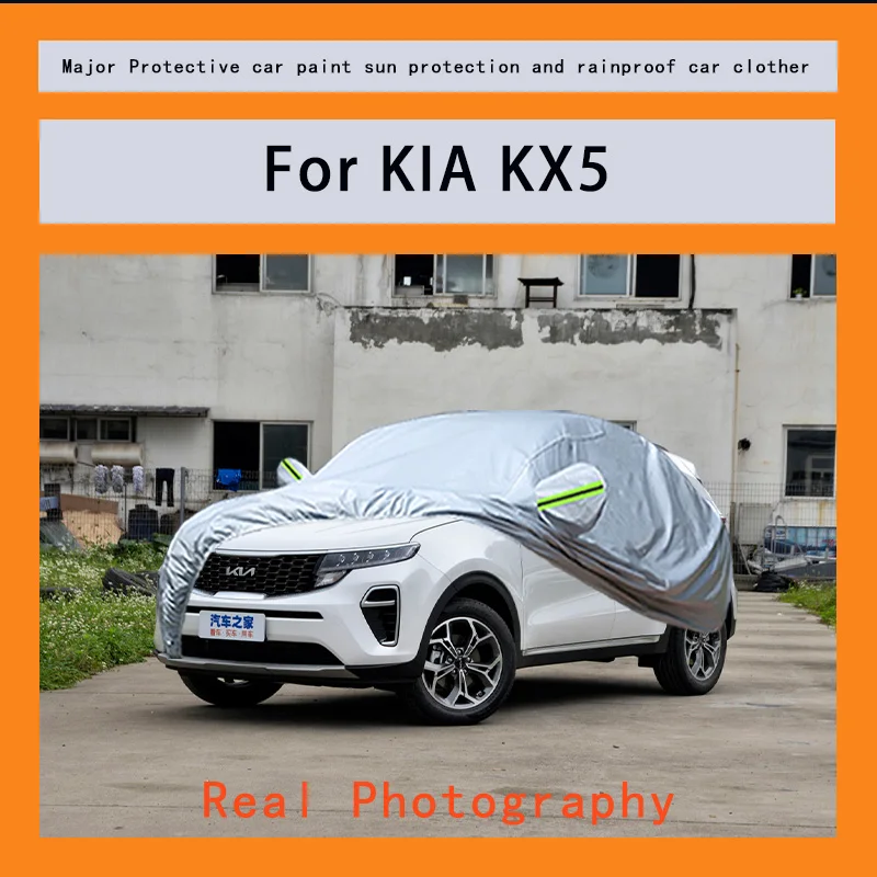 

﻿﻿For KIA KX5 Car Covers Outdoor Waterproof Dustproof Sun Rain Snow Protection Thick Oxford Cloth Full Outer Cover