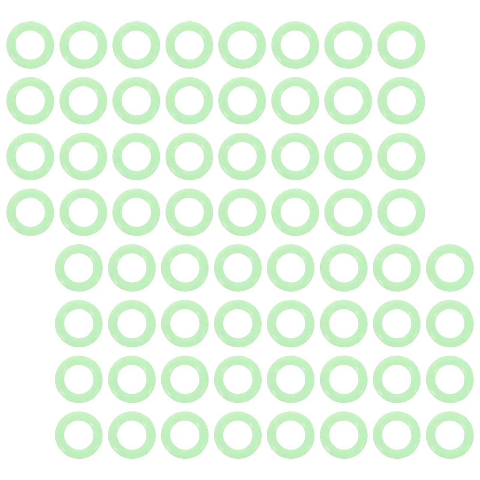 

150 Pcs Camp Nail Ring Tent Camping Glow at Night Rings for Stakes Ground Pegs