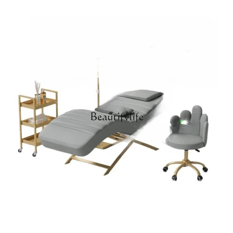 03.Eyelash beauty ergonomics leisure recliner massage bed ear-picking eyelash embroidery bed