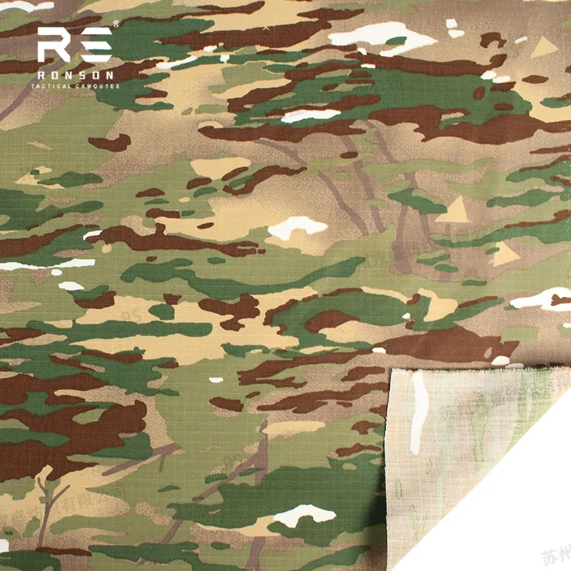 The New French BME Bariolage Multi-Environmental Camouflage Printed Tactical Nylon Cotton Tactical NYCO5050 Rip-stop Fabric