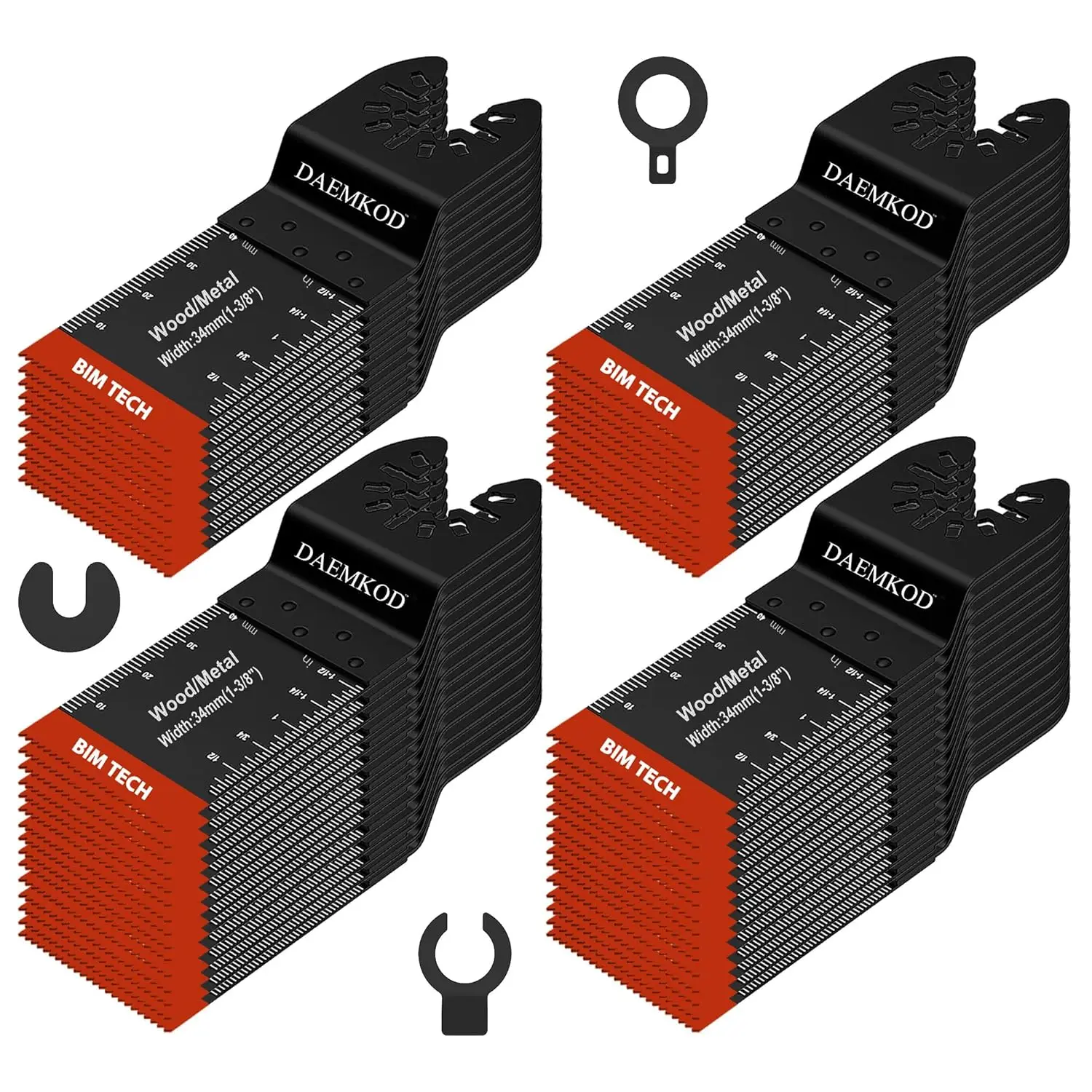 50-Pack Bi-Metal Os…