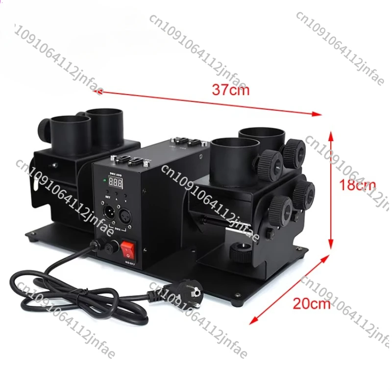 Capable of Being Daisy Chain 4-shot Confetti Launcher Confetti Streamer and Powder Confetti Machine