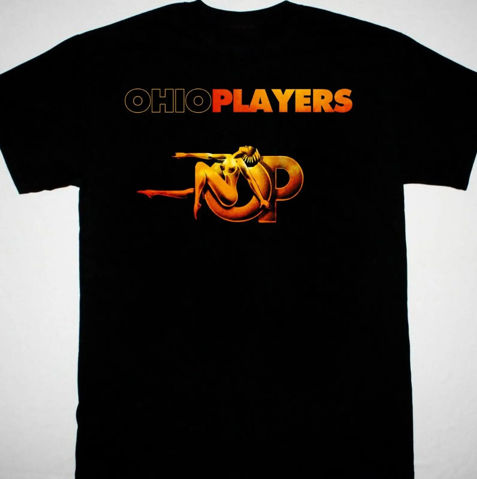 Vintage Ohio Players T shirt Black Cotton All Sizes S to 345Xl