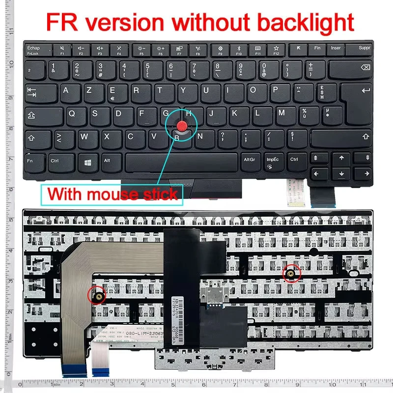 RU/SP/FR/BR/UK/US English NEW Laptop Keyboard For Lenovo IBM Thinkpad T470 T480 A475 A485