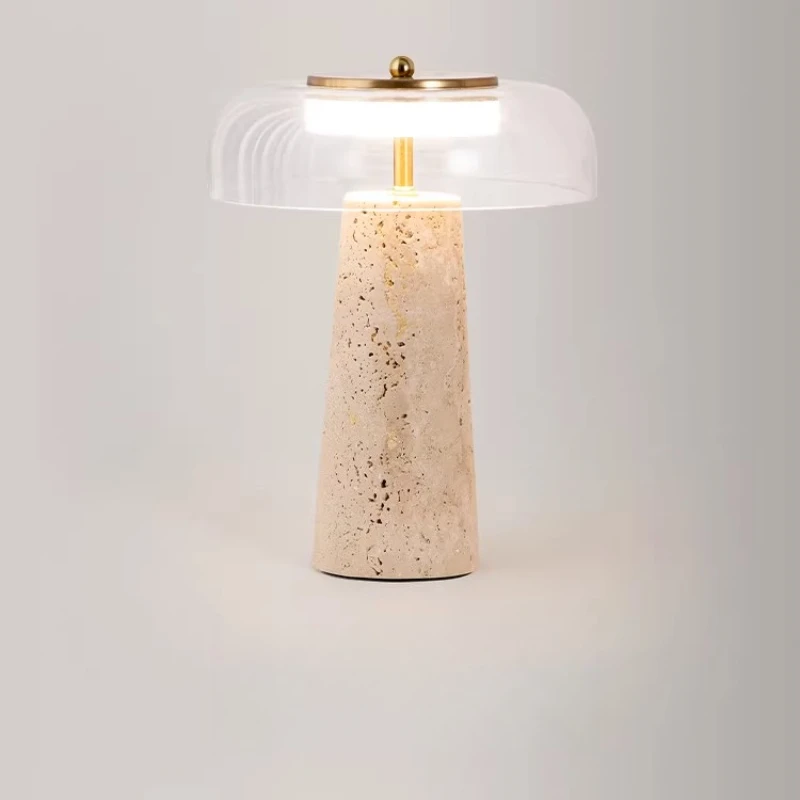 

light luxury bedroom bedside table lamp, high-end living room study hotel model room desk lamp