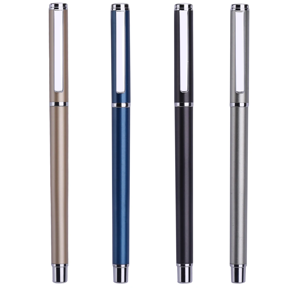 1 STKS Deli S80 S82 Kleur Metalen Gel Inkt Pen Rollerball Gel Pen 0.5mm Metalen Pen 6 kleuren Optioneel China Top merk Deli