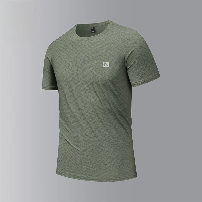 

Flylow Men's ort Sve T-irt Ice Silk Qui Dry Running Fitn Outdoor Sports Breathable Sun Protection round Ne T-irt