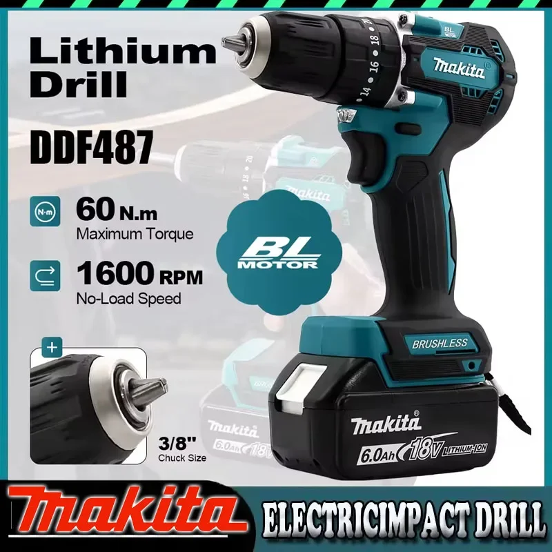 Makita DDF487 Brush…