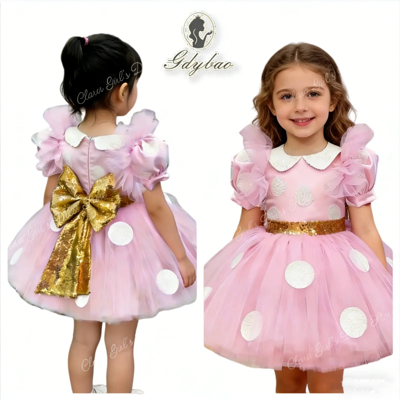 cute-pink-flower-girl-dress-with-a-gold-bow-and-fluffy-tulle-skirt-little-princess-birthday-and-wedding-party-dress
