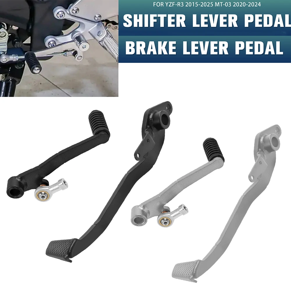 

Gear Shifter Lever Foot Brake Pedal For YAMAHA YZF-R3 YZF R3 YZFR3 15-25 MT-03 MT03 MT 03 20-24 Motorcycle Left Shift Lever