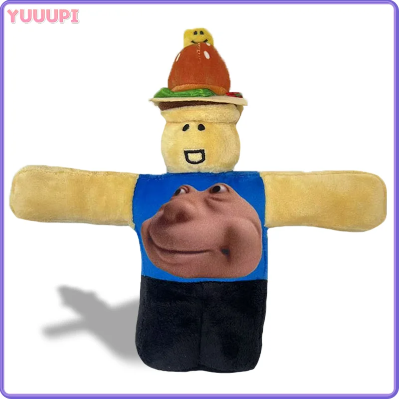 Forsaken Chance jouets en peluche Robot abandonné Hamburger Robot peluche Anime périphérique coton poupées enfants cadeau d'anniversaire figurine d'anime