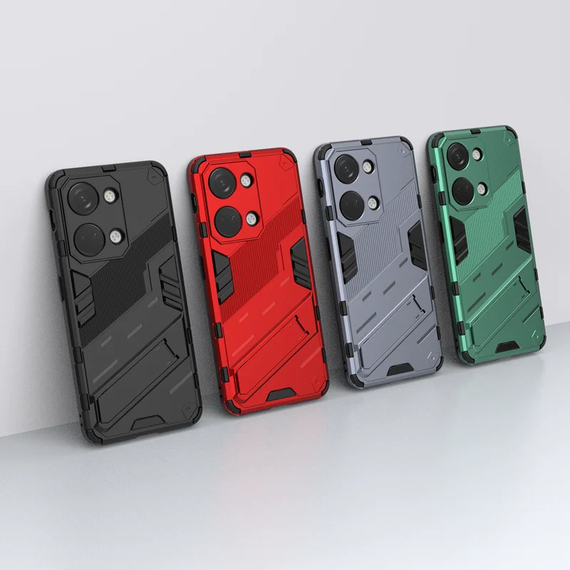 For OnePlus Nord 3 Cover Case For OnePlus Nord 3 Funda Shell Coque Armor Shockproof Stand Hard PC Phone Bumper OnePlus Nord 3
