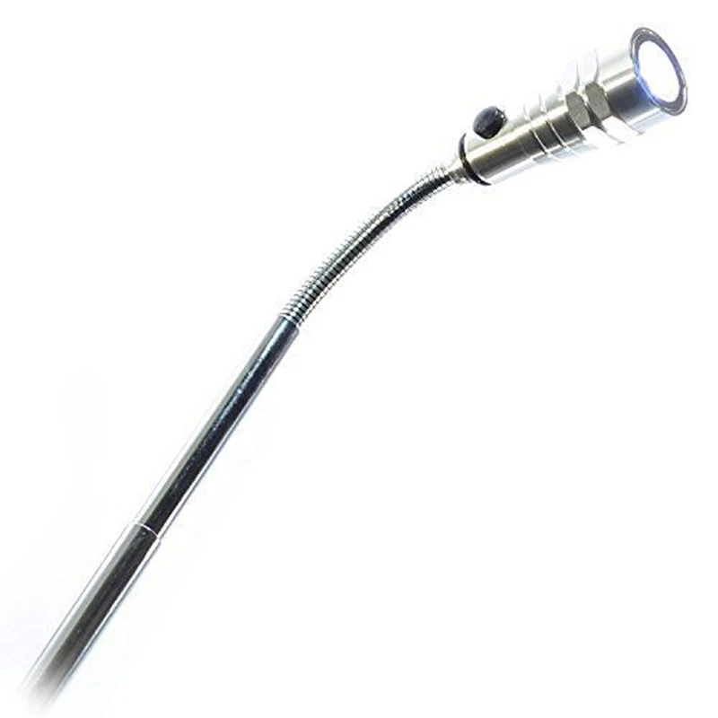 Portable Multi-functional Telescopic 3 LED Flashlight Extendable Torch with Magnetic for Head Pick Up Tool Accessories