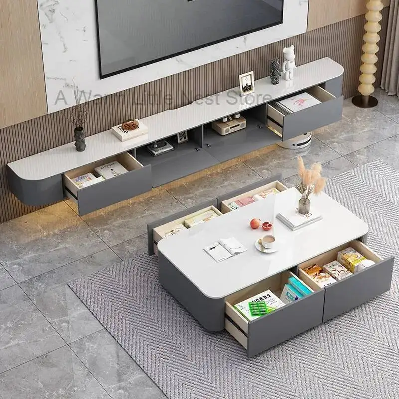 

Stands Monitor Aesthetic Wood Minimalist Modern Tv Salon Luxury Tv Table Display Center Designer Archivadores Unique Furniture