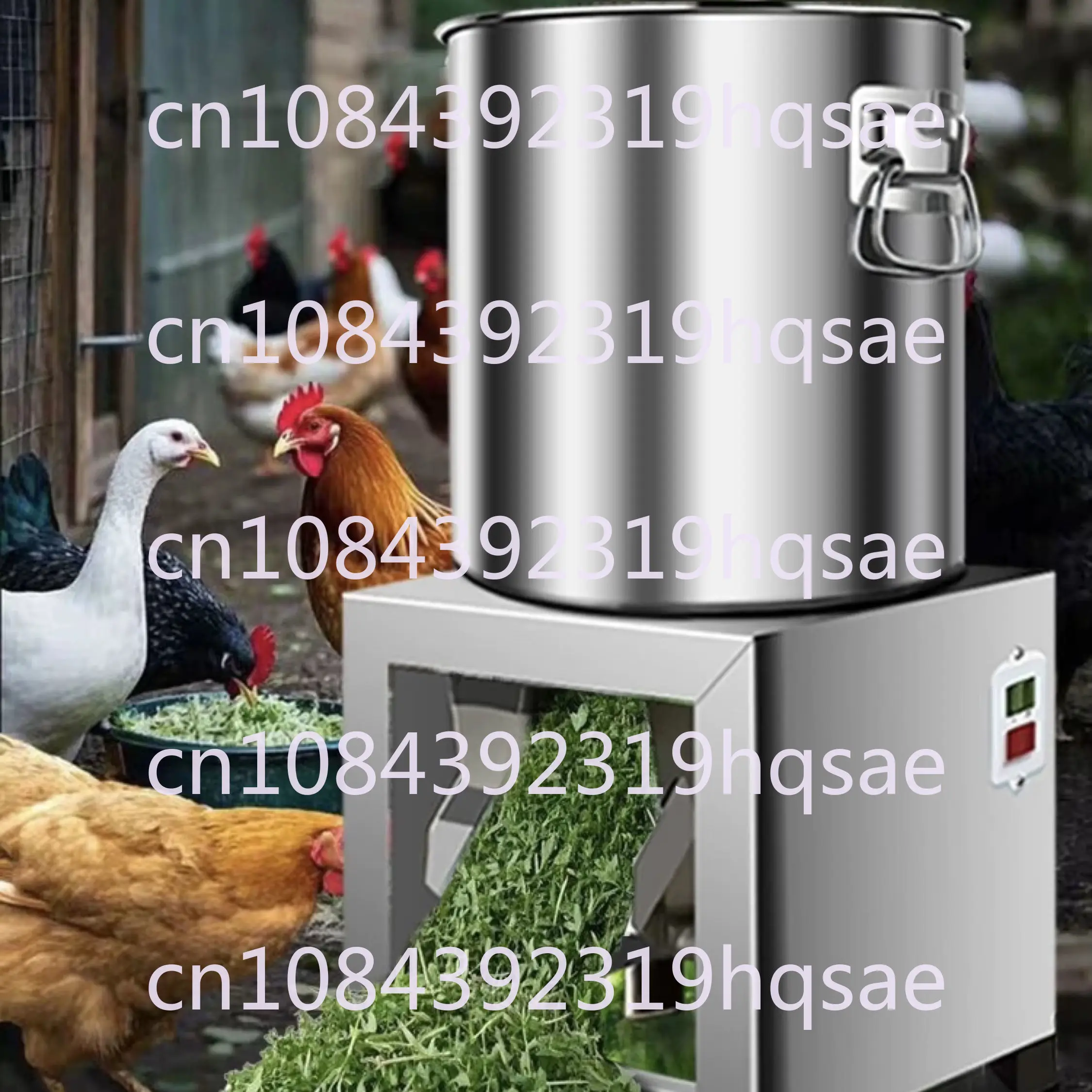 

Household Stainless Steel Vegetable Shredder Chicken &Grass Chopper Feed Grinder Livestock Vegetable Chopper