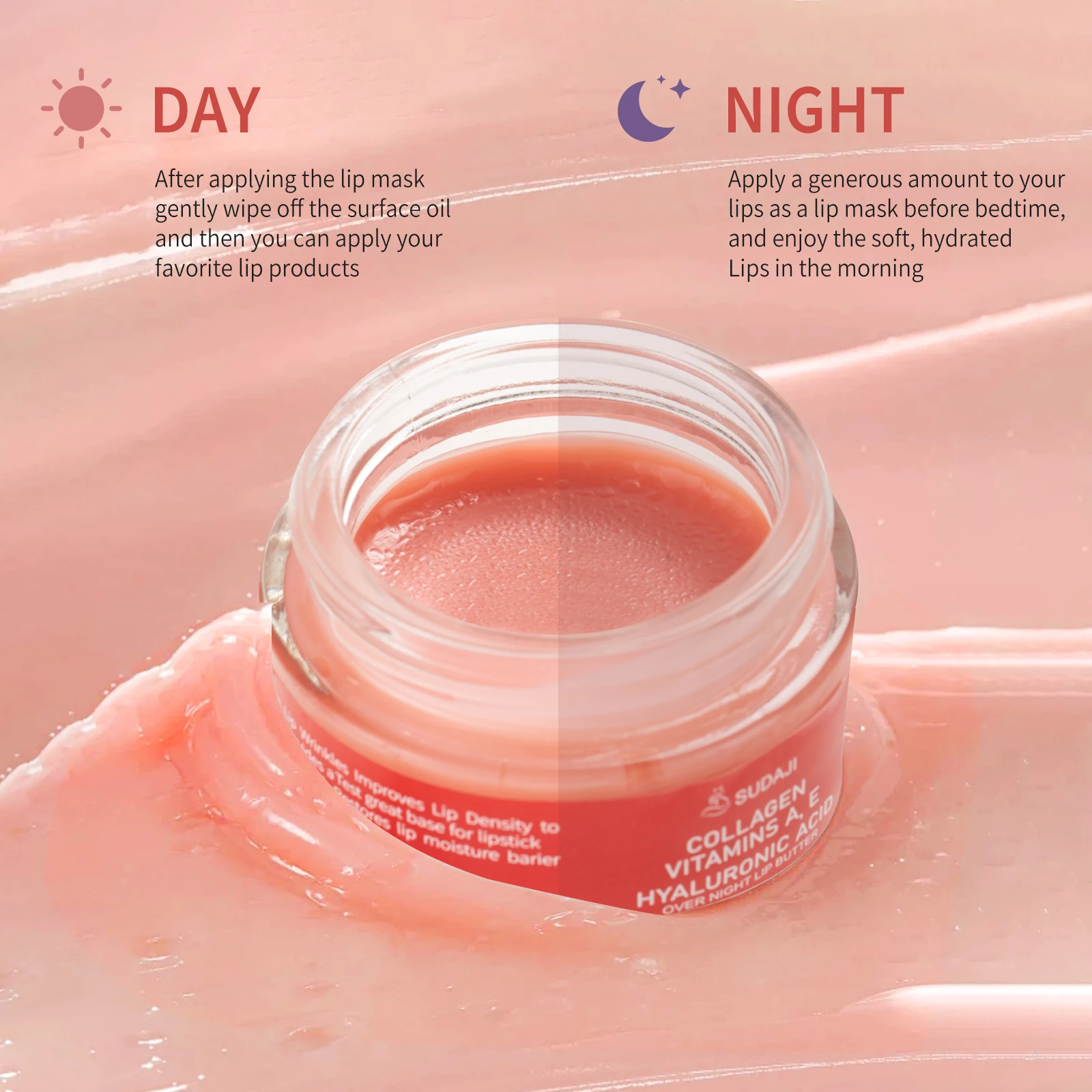 20g Strawberry collagen protein Moisturizing Lip Mask