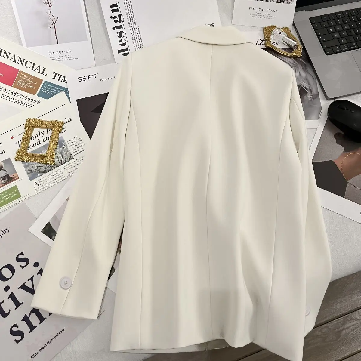 Professional Suit Jacket Women's Outwear 2026 Spring Autumn New Fashion High-end Sense Loose Long-Sleeved Casual Blazer Top Y2K