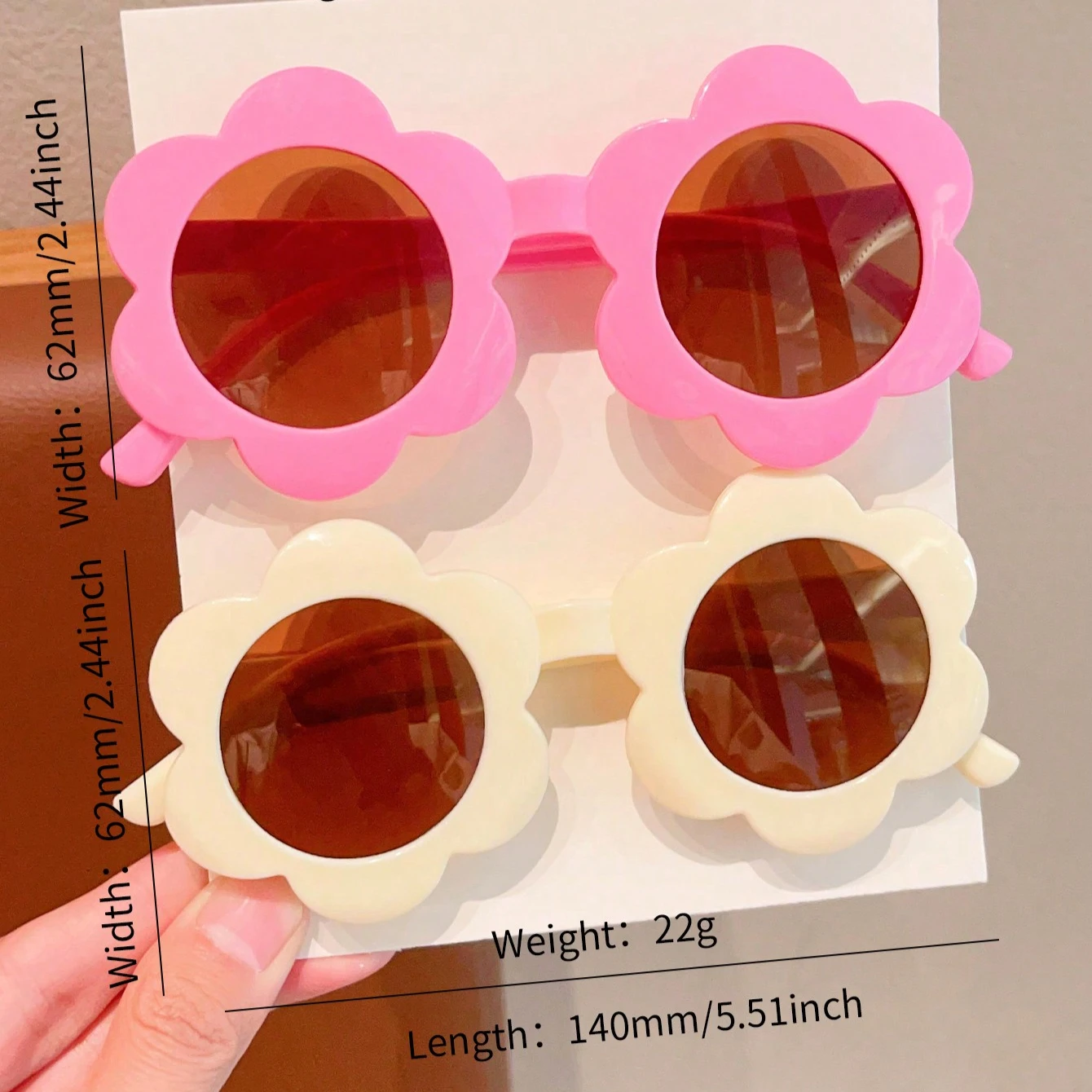 2 pçs bonito moda girassol crianças moda óculos de proteção