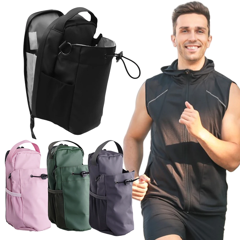 

Phone Holder Crossbody Bag Large Capacity Fitness Water Cup Bag Portable Travel Sports Bag for Outdoor Sports and Activities