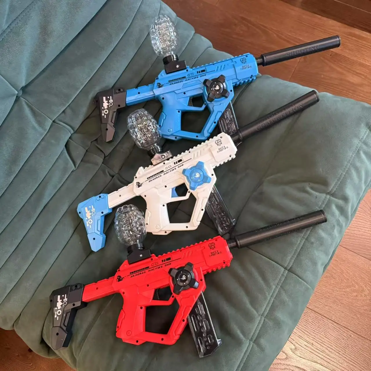 Pistola per giocattoli Soft Bullet Blaster 3 in 1 per acqua e gel, multimodale per esterni per competizioni, regalo fantastico per adulti/bambini