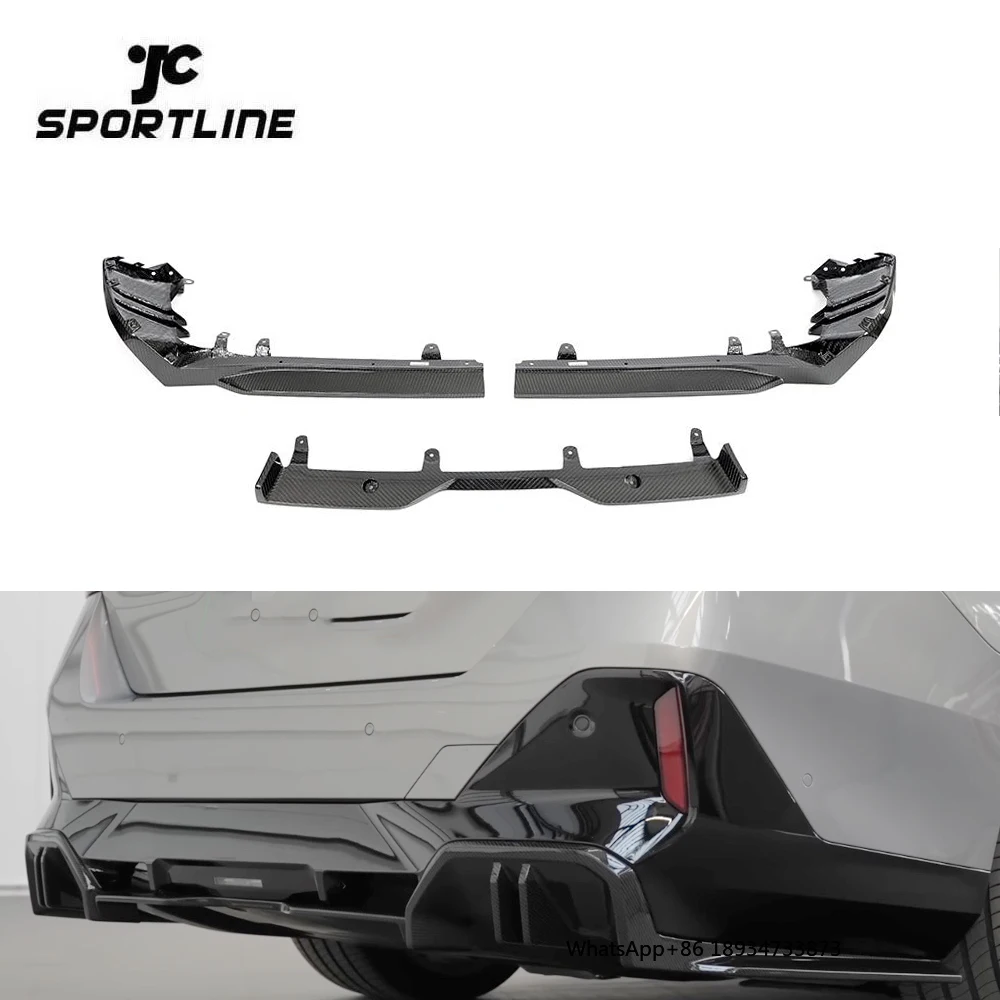 Pre-preg Carbon Fiber i5 M60 Rear Bumper Diffuser For BMW 5 Series I5 G60 M Sport x Drive Electric 2024+