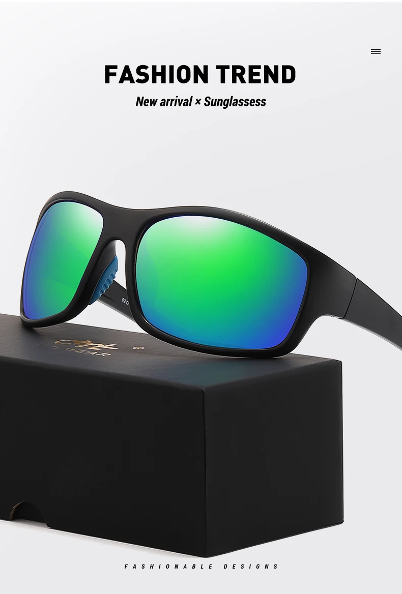 DML Neue Ultra Licht Material Gläser Männer Frauen Angeln Gläser Sonne Brille Camping Wandern Fahr Polarisierte Sonnenbrille – Detail 11