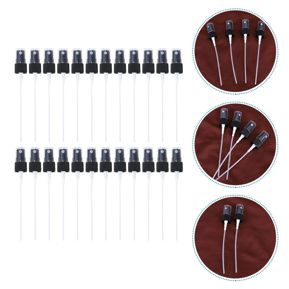 50 Pcs Mini Perfume Spray Bottle Nozzle Sprinkler Head Replacement Sprayer Essential Oil Fine Mist Bottles
