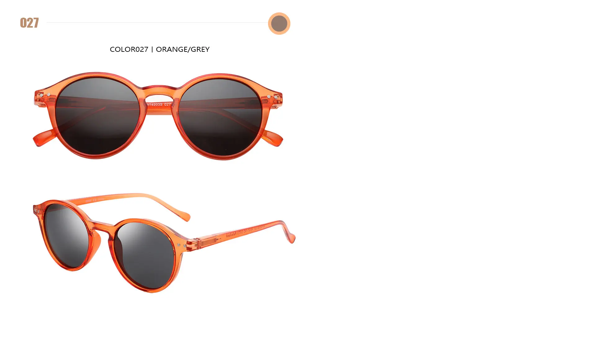 ZENOTTIC (S-Größe) Retro kreisförmige polarisierte Sonnenbrille 2024, Herren Damen, Vintage, kleine runde Sonnenbrille, UV400-Brille – Detail 21