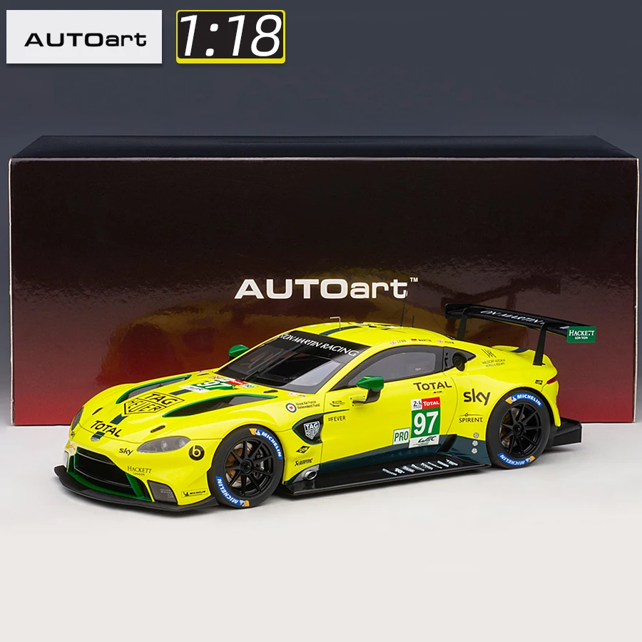 AUTOART 1/18 Aston Martin Vantage GTE Pro Le Mans 24h 2018 #97 #95 ABS car model static display collection