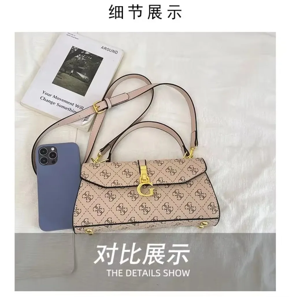Bolso de mano de alta gama, de estilo casual y diseño europeo y americano, bolso bandolera original para mujer, bolso de hombro elegante y atemporal.